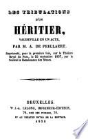 Les tribulations d'un héritier