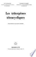 Les triterpènes tétracycliques