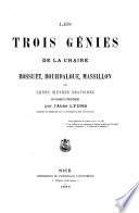 Les trois génies de la chaire