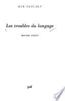 Les troubles du langage