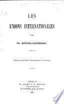 Les unions internationales