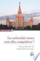Les universités russes sont-elles compétitives ?