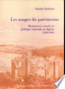 Les Usages du patrimoine