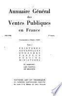 Les Ventes publiques en France