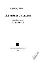 Les verbes de Céline
