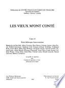 Les vieux m'ont conté