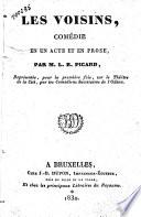 Les voisins: comédie