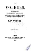 Les voleurs, physiologie de leurs moeurs et de leur langage