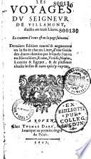 Les Voyages du seigneur de Villamont,... divisez en trois livres...