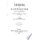 Lessing et l'antiquité