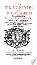 Lestragédies et autres poésies
