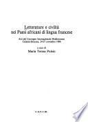 Letterature e civiltà nei paesi africani di lingua francese