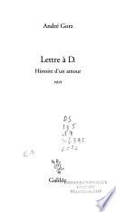 Lettre à D.