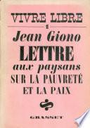 Lettre aux paysans sur la pauvreté et la paix