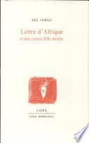 Lettre d'Afrique à une jeune fille morte