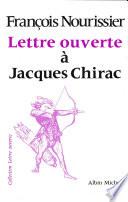 Lettre ouverte à Jacques Chirac