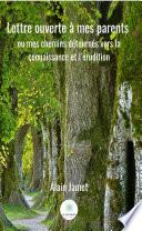 Lettre ouverte à mes parents