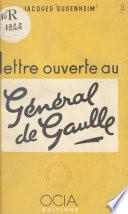 Lettre ouverte au Général de Gaulle