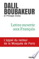 Lettre ouverte aux Français