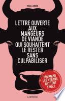 Lettre ouverte aux mangeurs de viande
