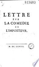 Lettre sur la comedie de l'Imposteur
