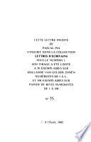Lettre sur les premières éditions d'érotiques de Pierre Louÿs