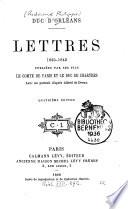 Lettres, 1825-1842