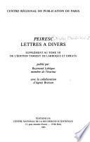 Lettres à divers