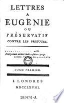 Lettres A Eugénie ou Préservatif Contre Les Préjugés