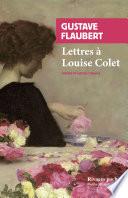 Lettres à Louise Colet