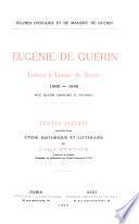 Lettres à Louise de Bayne