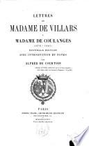 Lettres à Madame de Coulanges (1679-1681)