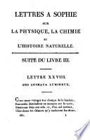 Lettres à Sophie sur la physique, la chimie, et l'histoire naturelle