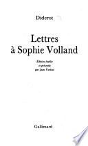 Lettres à Sophie Volland