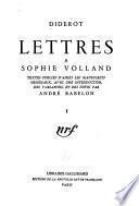 Lettres À Sophie Volland
