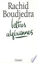 Lettres algériennes