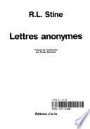 Lettres anonymes
