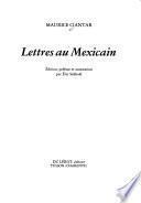 Lettres au Mexicain