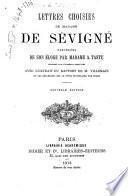 Lettres choisies de Madame de Sévigné