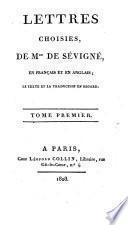 Lettres choisies en français et en anglais
