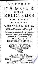 Lettres d'amour d'une religieuse Portugaise