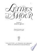 Lettres d'amour