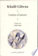 Lettres d'amour