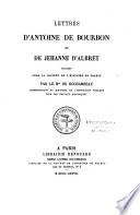 Lettres d'Antoine de Bourbon et de Jehanne d'Albret
