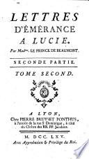 Lettres d'Émérance à Lucie