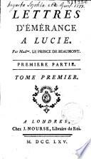 Lettres d'Émérance à Lucie
