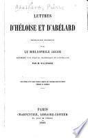 Lettres d'Heloise et d'Abelard