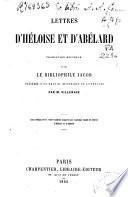Lettres d'Heloise et d'Abelard