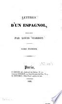 Lettres d'un Espagnol