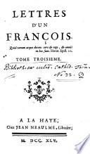 Lettres d'un François